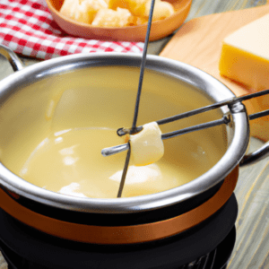 Traditional Swiss cheese fondue recipe