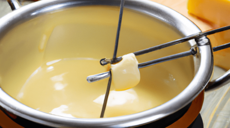 Traditional Swiss cheese fondue recipe