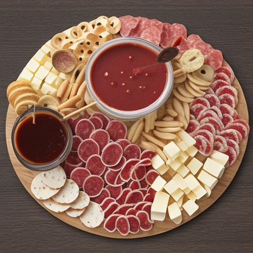 Making A Fondue Charcuterie Board