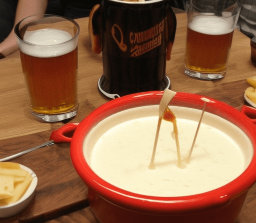 fondue with beer