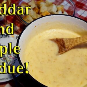 How To Make Delicious Cheese and Apple Fondue (Easy Recipe!) Romantic Dinners | With/Without Wine