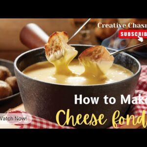 cheese fondue recipe | just in 10 min | at home #CreativeChasmaLife #homemade #restaurantstyle