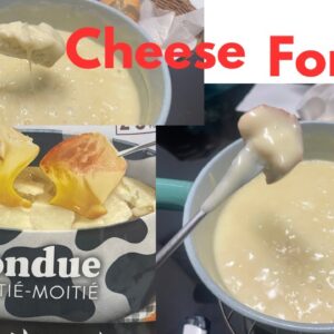 Authentic Swiss Cheese Fondue|the best fondue recipe without alcohol /wine|Rumana’s Cooking & Baking