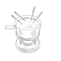 Fondue Cooking